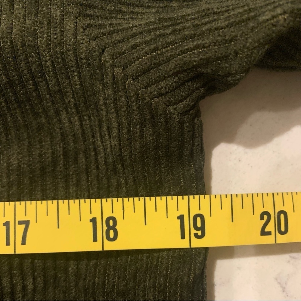 Day + Moon Olive Romper Corduroy Long Sleeve NWT - S - Picture 6 of 7